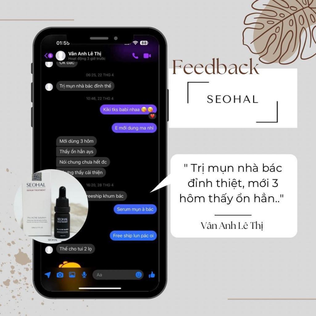 Serum Tinh chất Ngừa mụn SEOHAL