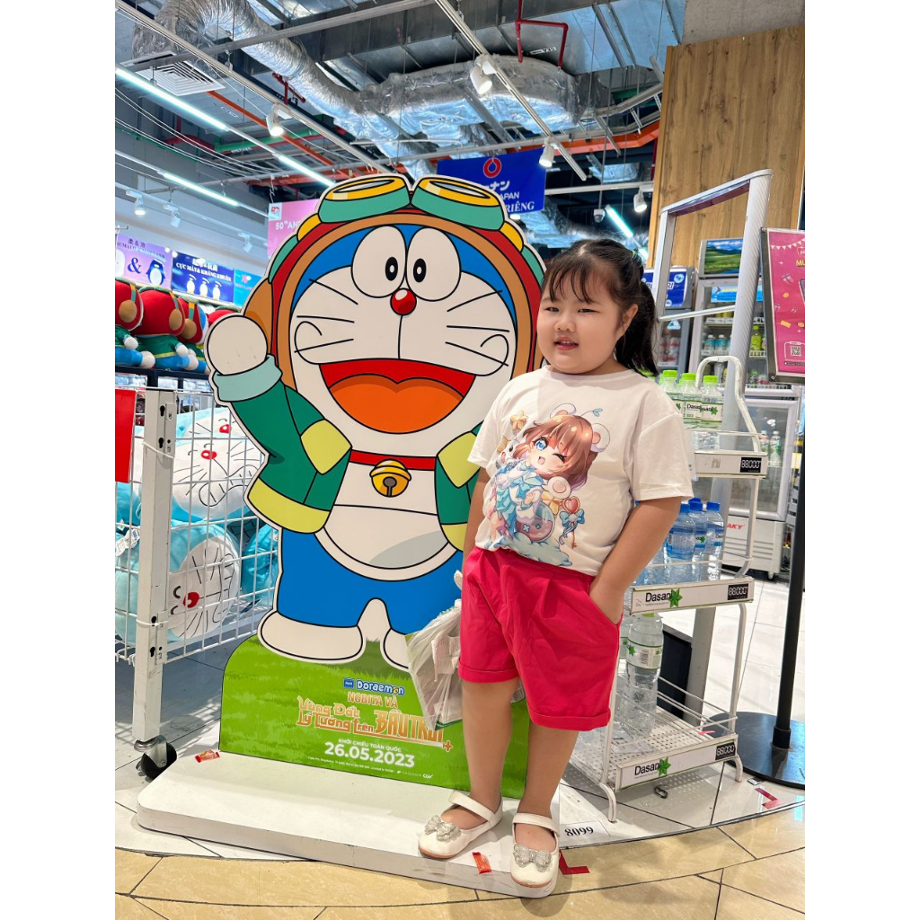 Áo thun bé gái Simmy Hero Team chibi siêu đẹp