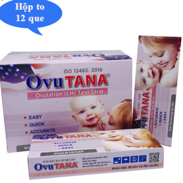 que thử rụng trứng ovutana