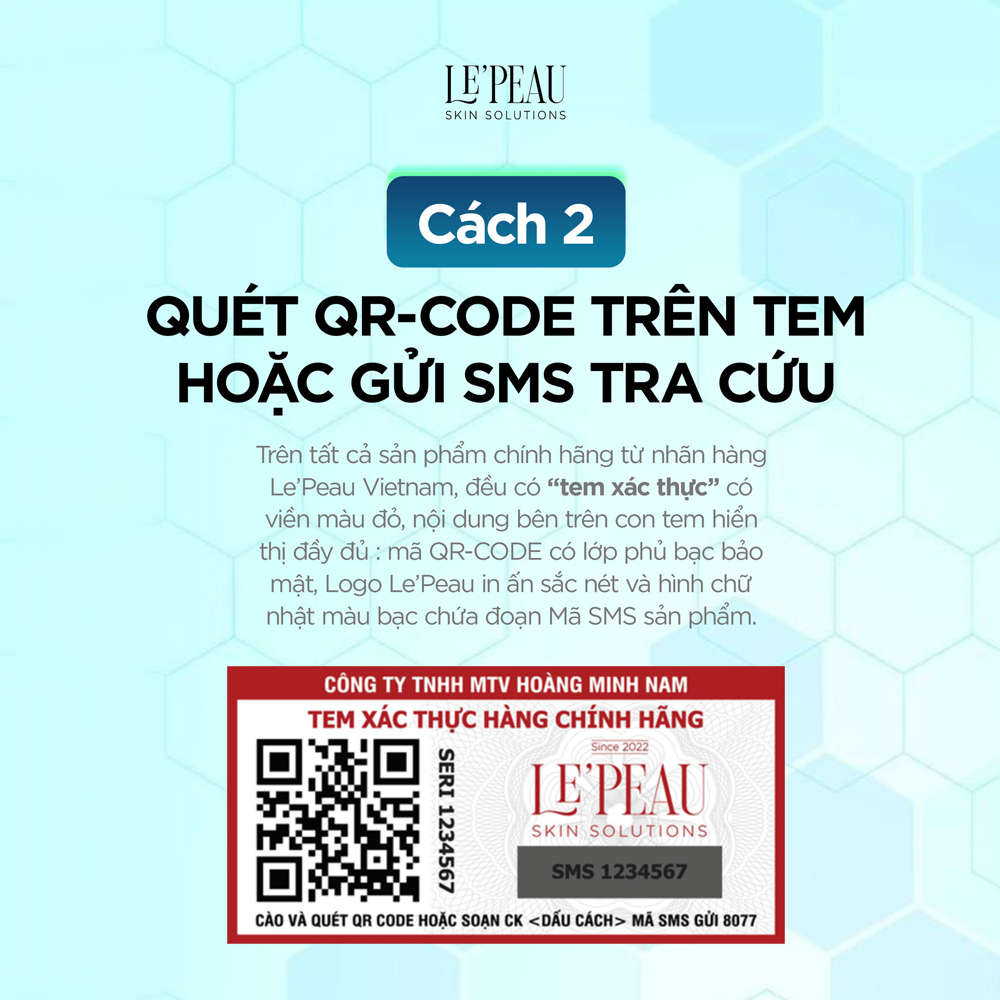 Serum Giảm Mụn Thâm Sẹo Rỗ ACNE Chấm mụn diếp cá - LE'PEAU