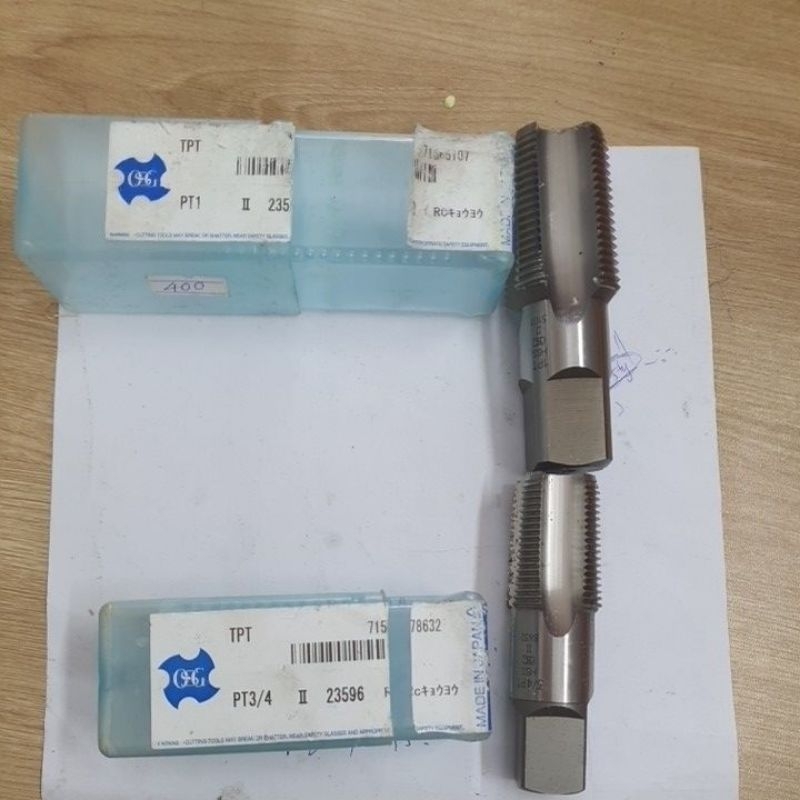 Taro hệ inch 1/8PT, 1/4PT, 3/8PT, 3/4PT, 1PT, 1/2 PT