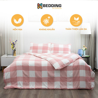 Bộ ga giường nhuộm sợi công nghệ Yarn Dyed K-Bedding KPCD (không bao gồm chăn)