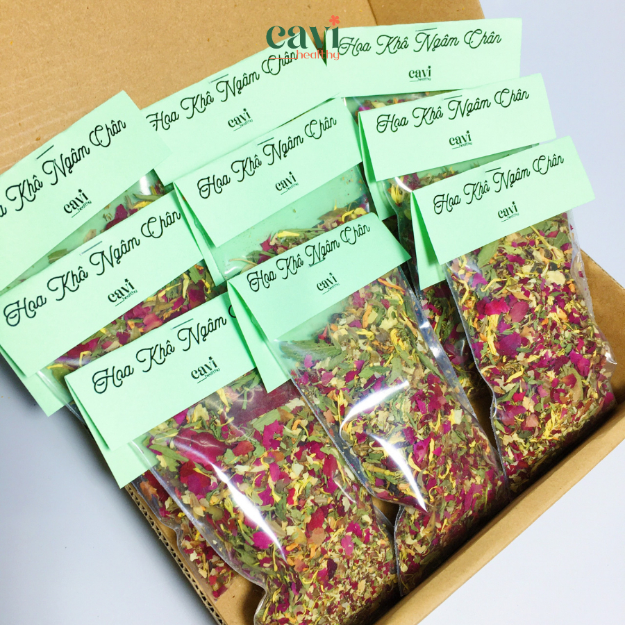 Túi Hoa Khô Thảo Mộc Ngâm Chân giúp Ngủ Ngon, Giảm Stress