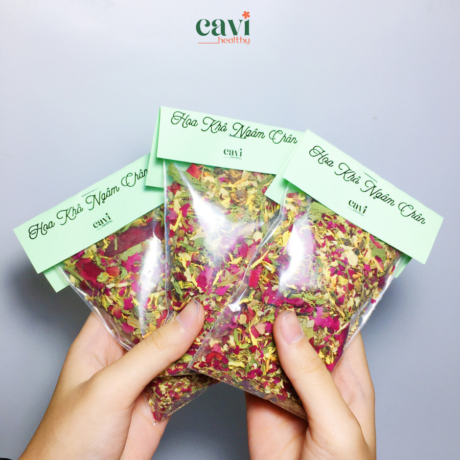 Túi Hoa Khô Thảo Mộc Ngâm Chân giúp Ngủ Ngon, Giảm Stress
