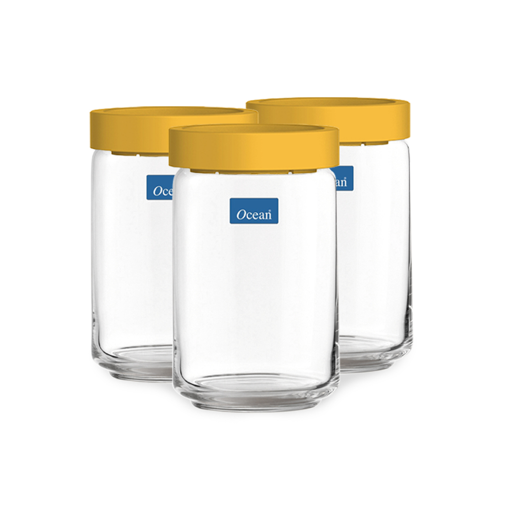 Bộ 3 hũ thủy tinh Rego 750ml - Chính Hãng