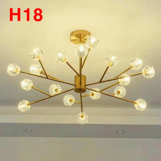 Đèn chùm trang trí,đèn phòng khách hiện đại 15 và 18 bóng cao cấp phong cách châu âu