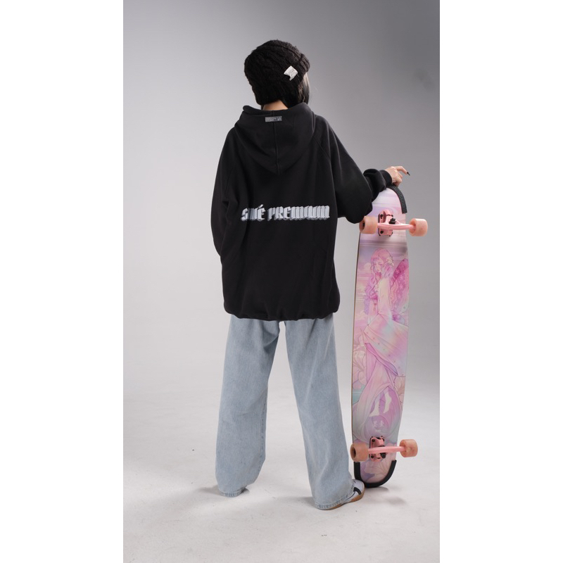 HOODIE RAPLANG NỈ BÔNG MỎNG IN LOGO BẠC SAMIÉ PREMIUM