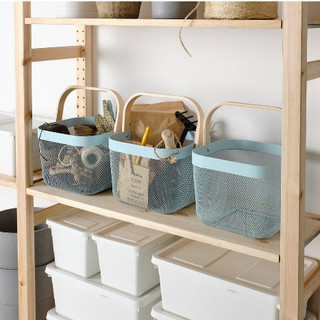 GIỎ LƯỚI  RISATORP IKEA - XANH 25x26x18 cm