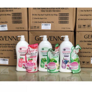Sữa tắm Gervenne 1.2kg  tặng túi sữa tắm 600gr