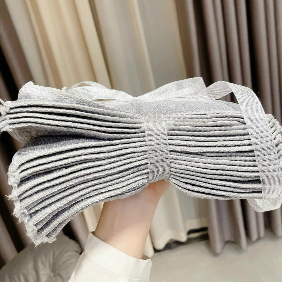 SET 20 KHĂN LAU ĐA NĂNG SIÊU THẤM SIZE 25X25CM TIỆN LỢI