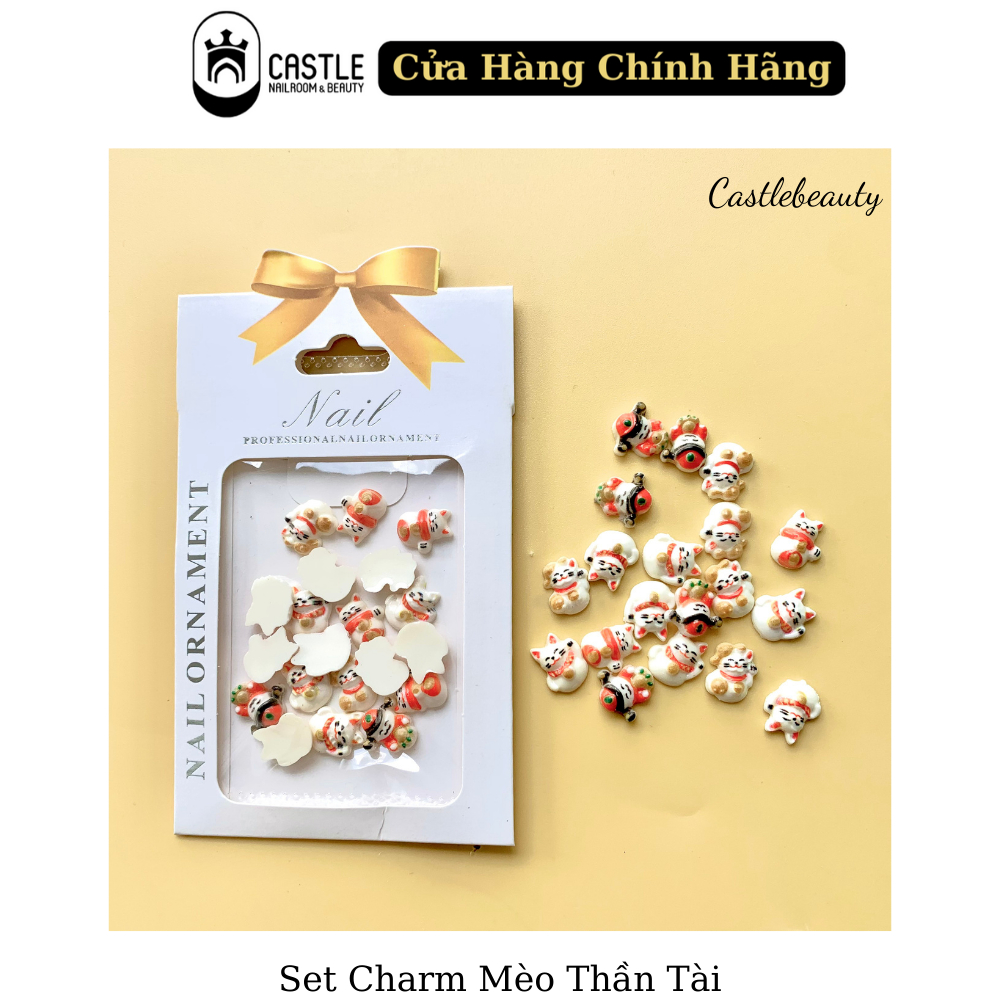Set Đính Móng Con Mèo Thần Tài