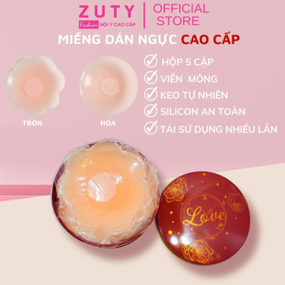 Miếng dán ngực silicon ZUTY cao cấp: Tăng cường sự tự tin và quyến rũ của bạn và làm quà cho bạn bè Love Đỏ