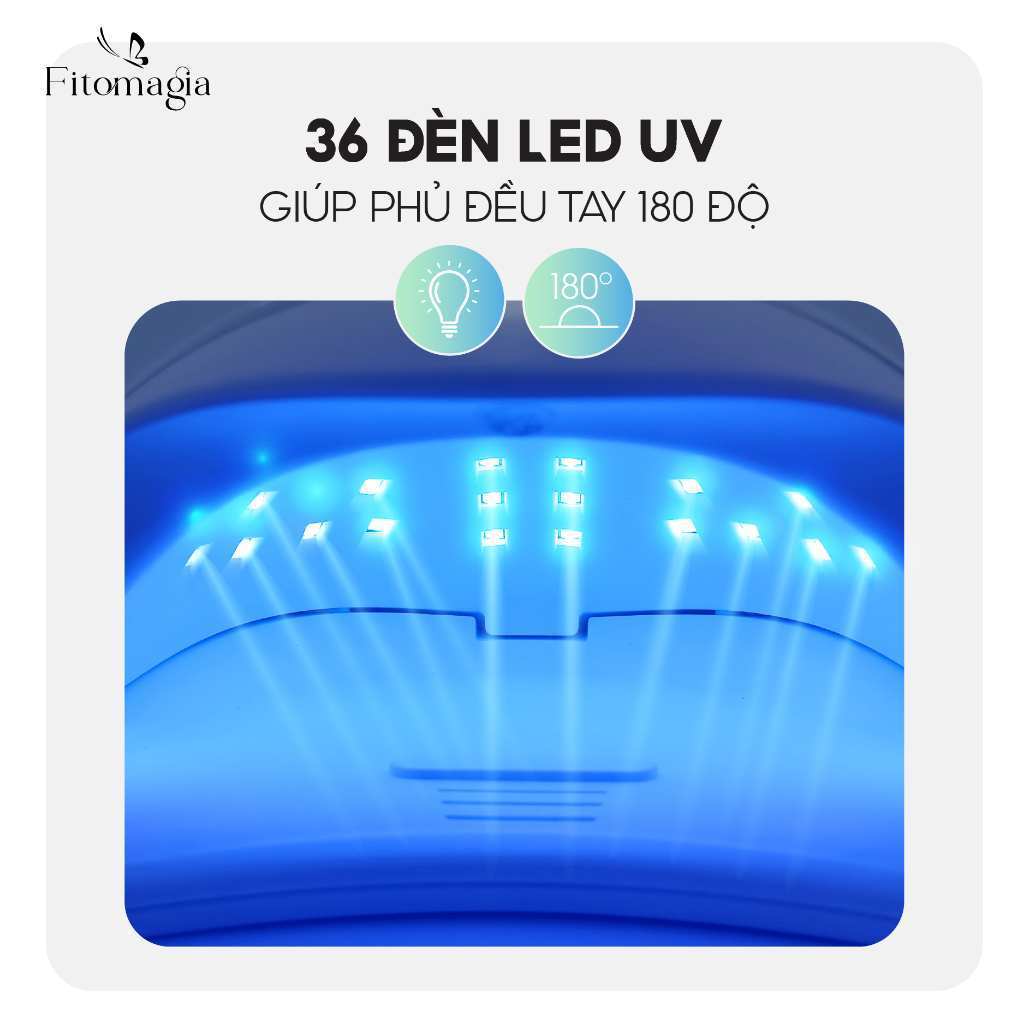 Máy Hơ Gel SUN 5 Plus 48W 36 Bóng Đèn - Hàng Chính Hãng Công Ty Sun UV/LED - Bảo Hành 6 Tháng