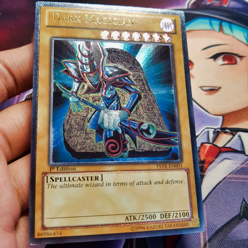 Bộ thẻ bài Yugioh | Dark Magician & Blue-eyes White Dragon | YSYR Ultimate Rare 1st edition.