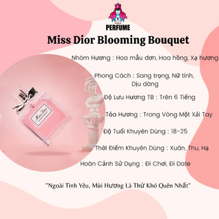 [Chính Hãng] Nước Hoa Nữ 𝗠𝗹𝗦𝗦 𝗗𝗹𝟬𝗥 𝗘𝗗𝗣/𝗕𝗹𝗼𝗼𝗺𝗶𝗻𝗴