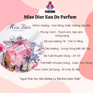 [Chính Hãng] Nước Hoa Nữ 𝗠𝗹𝗦𝗦 𝗗𝗹𝟬𝗥 𝗘𝗗𝗣/𝗕𝗹𝗼𝗼𝗺𝗶𝗻𝗴