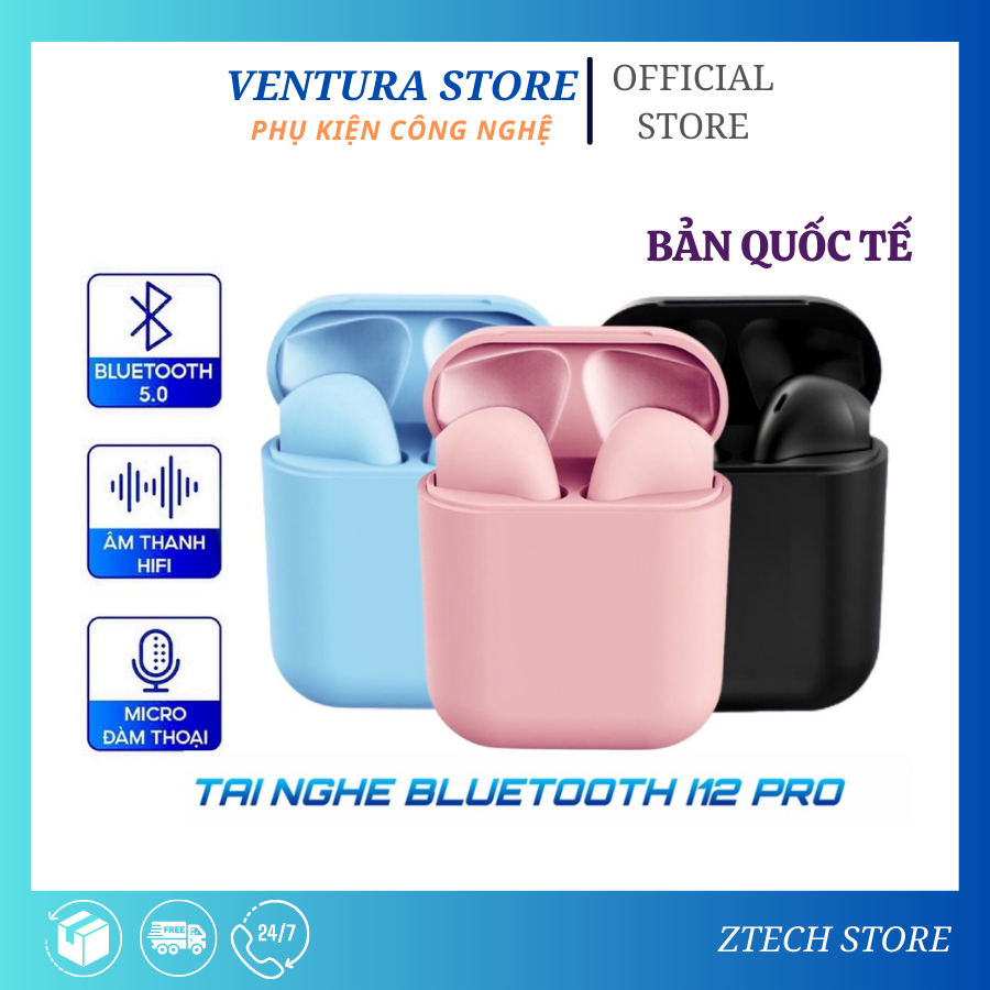 Tai nghe bluetooth không dây Inpod nút cảm ứng âm thanh HIFI có mic đàm thoại