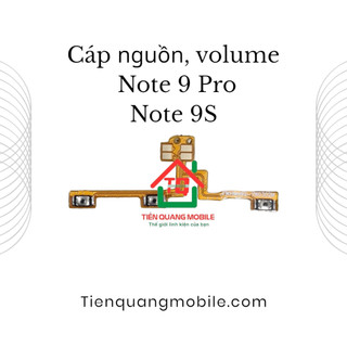 Cáp nguồn volum Xiaomi redmi Note 5 pro,  redmi Note 6 pro,  redmi Note 7,  redmi Note 9S/ Note 9 pro (đủ hình)