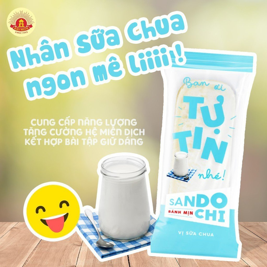Bánh mịn Sandochi Bảo Minh bữa sáng tiện lợi chính hãng