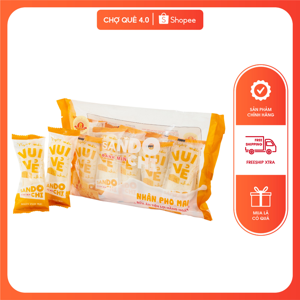 Bánh mịn Sandochi Bảo Minh bữa sáng tiện lợi chính hãng