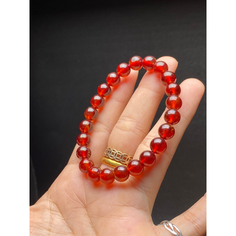 Vòng garnet ngọc hồng lựu 7li