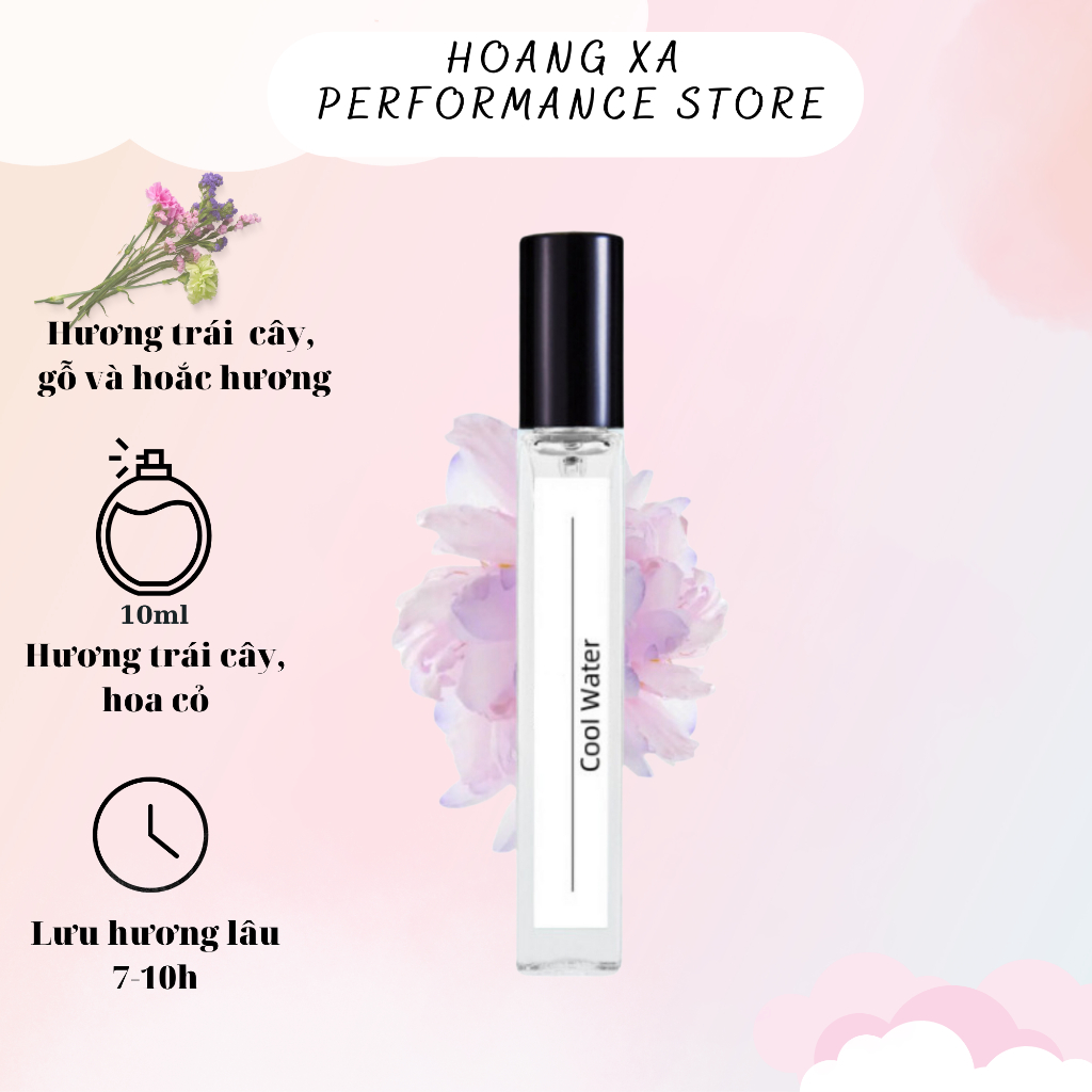 Tinh Dầu Nước Hoa Nữ COOL WATER 10ml, Gợi Cảm, Ngọt Ngào, Thanh lịch, Hương trái cây