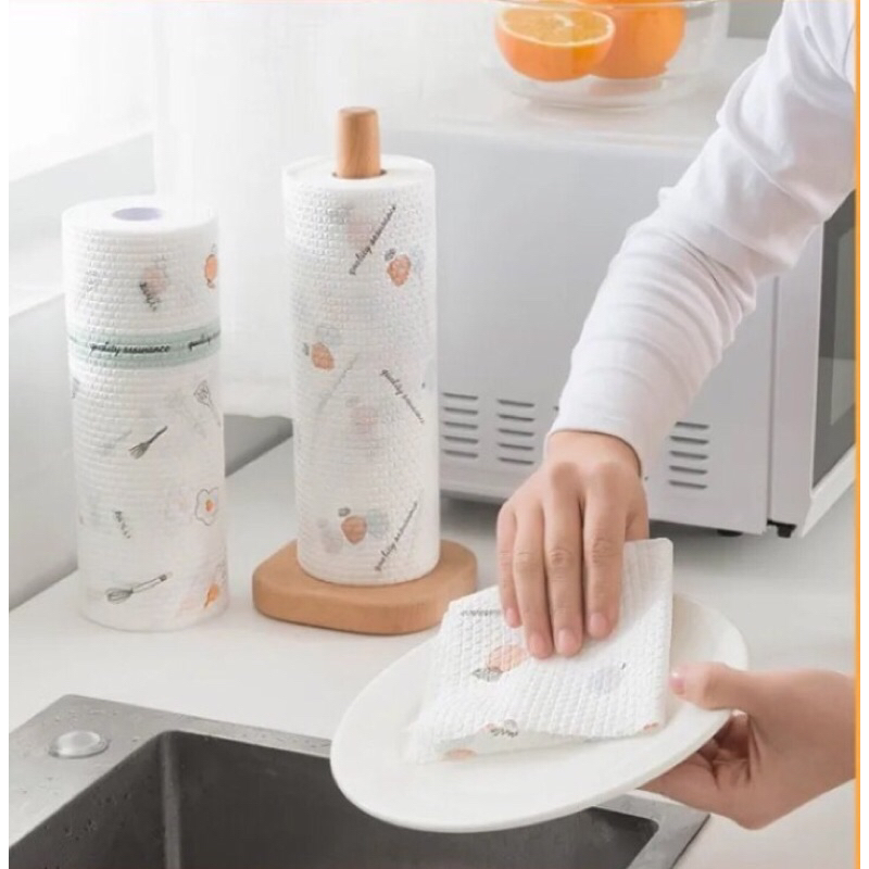 Cuộn giấy lau nhà bếp đa năng có thể tái sử dụng nhiều lần