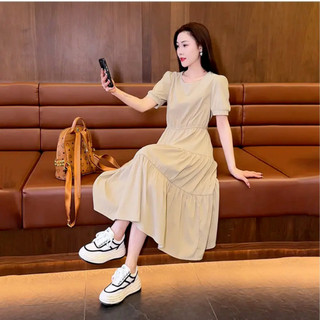 MẬP STYLE ĐẦM MIMI NUDE, CHẤT LỤA MÁT SIZE 50-90 KG