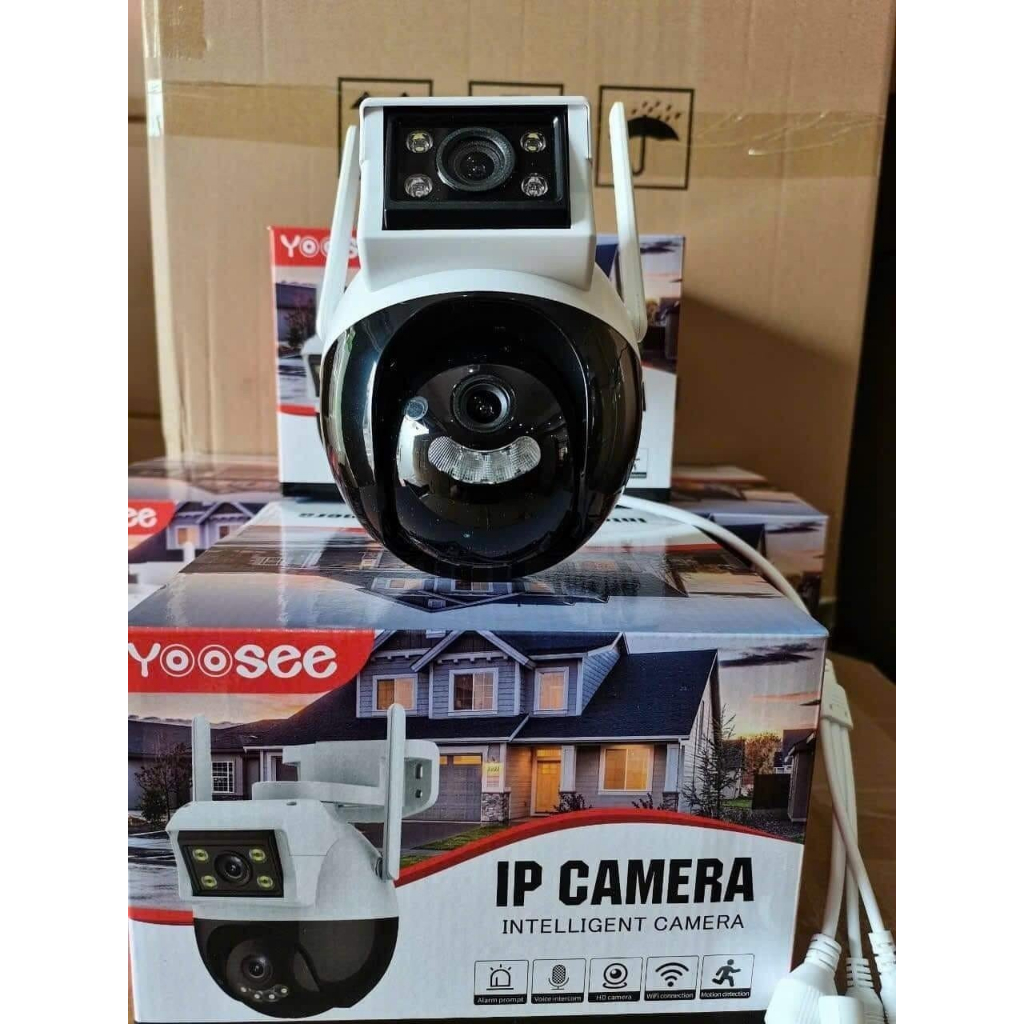Camera Yoosee PTZ W36 Ngoài Trời 2 Mắt Kép 5.0Mpx Siêu Nét Góc Nhìn Rộng