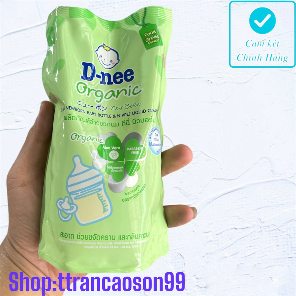 Nước rửa bình sữa em bé Dnee 620 mL- Thái Lan