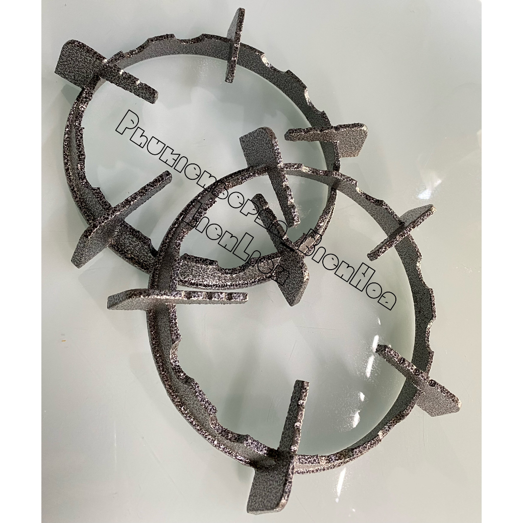 COMBO Kiềng chắn gió  + Khay INOX dùng cho các loai bếp gas 5 chân