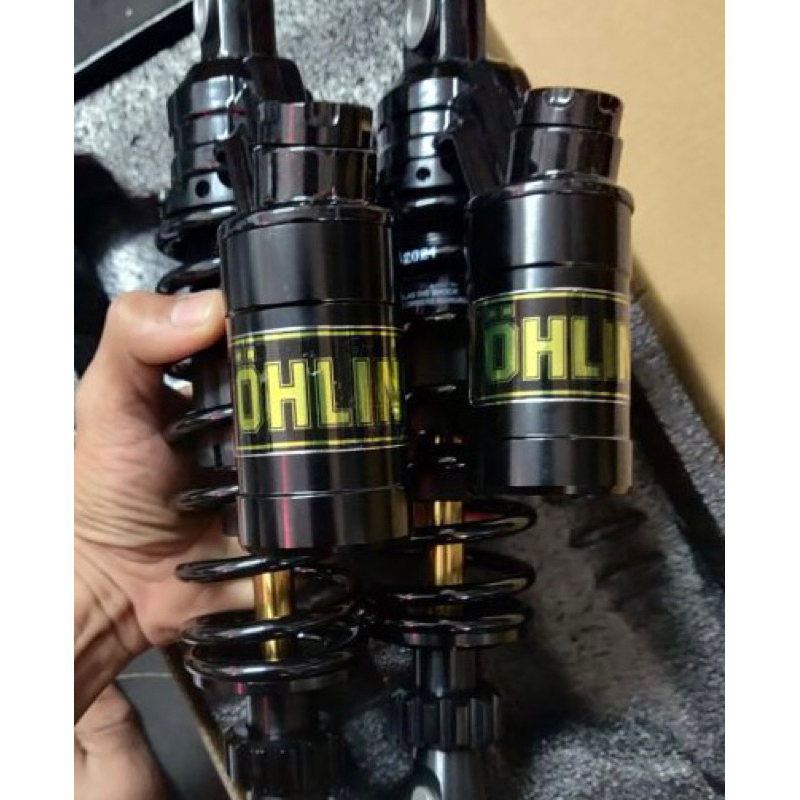 Tem dán phuộc bình dầu mẫu RCB, Olin crom 7màu, tem phuộc RCB Olin màu vàng có sẵn keo dán