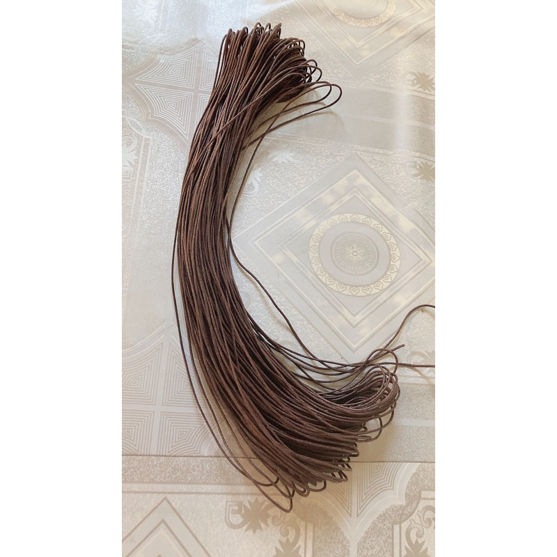 5 mét dây cói màu nâu đậm làm vòng tay,nguyên liệu handmade