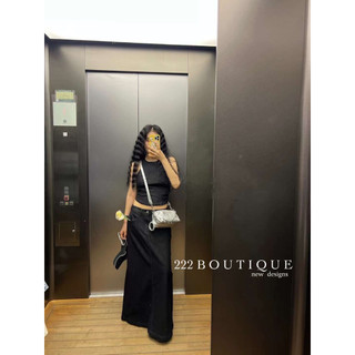 Set denim den yếm In choose 85081