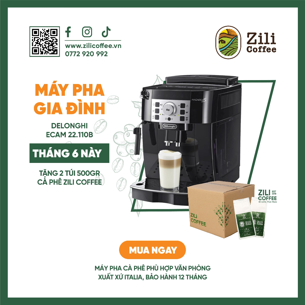 Máy Pha Cà Phê Delonghi ECAM22.110.B
