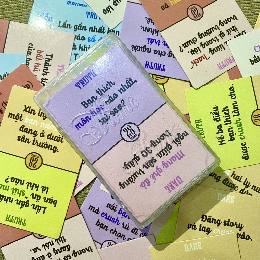 “Truth Or Dare - Nói Hay Làm” Phiên Bản Học Đường - Drinking Card Game Khuấy Động Không Khí Tụ Tập Bạn Bè