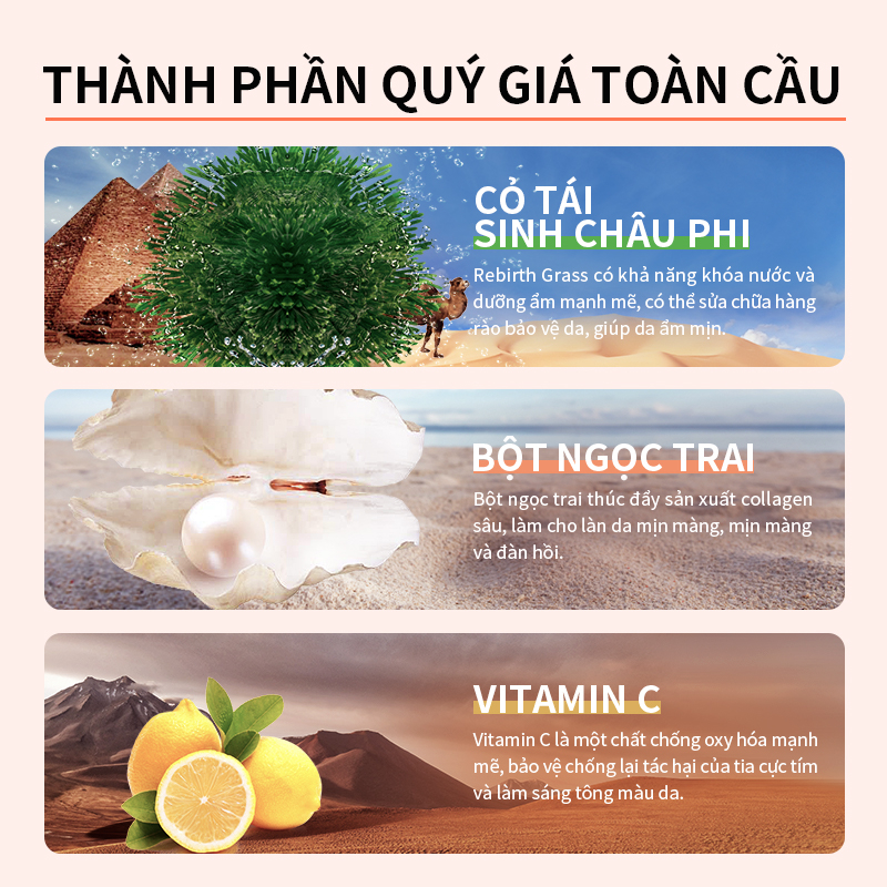 GMEELAN Bộ làm sạch khuôn mặt Tẩy tế bào chết 50g Sữa rửa mặt 150ML Whitening  Kem làm trắng da 30g
