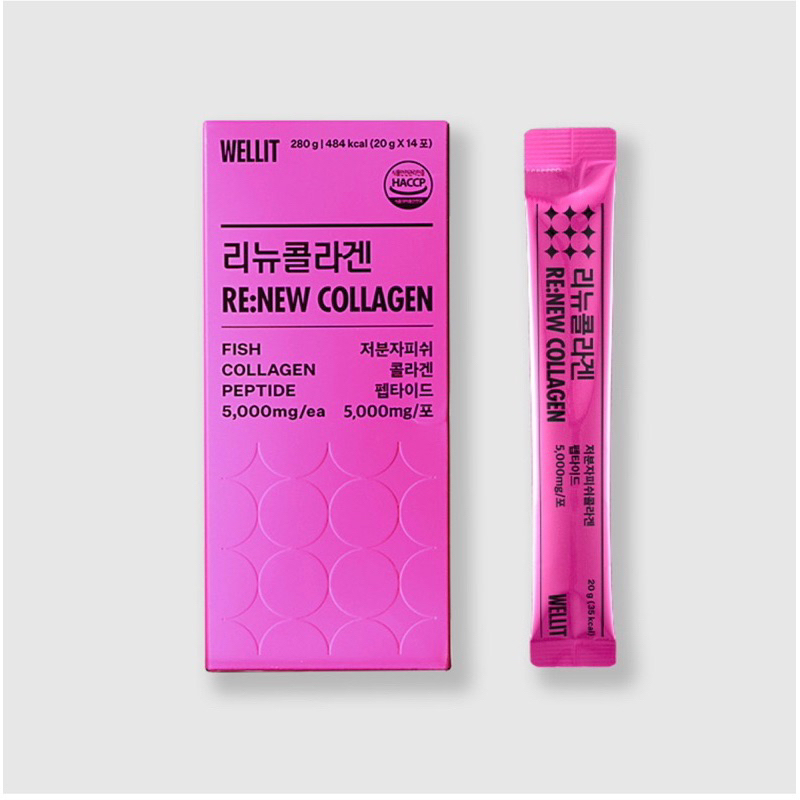 Collagen Peptide Cá Trẻ Hoá Làn Da Hàm Lượng 5000Mg Hàn Quốc