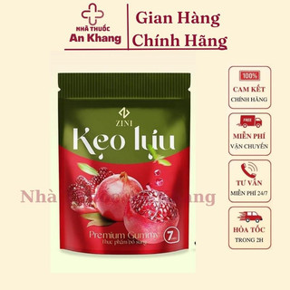 Kẹo Lựu Zn hỗ trợ giữ dáng, đẹp da chính hãng
