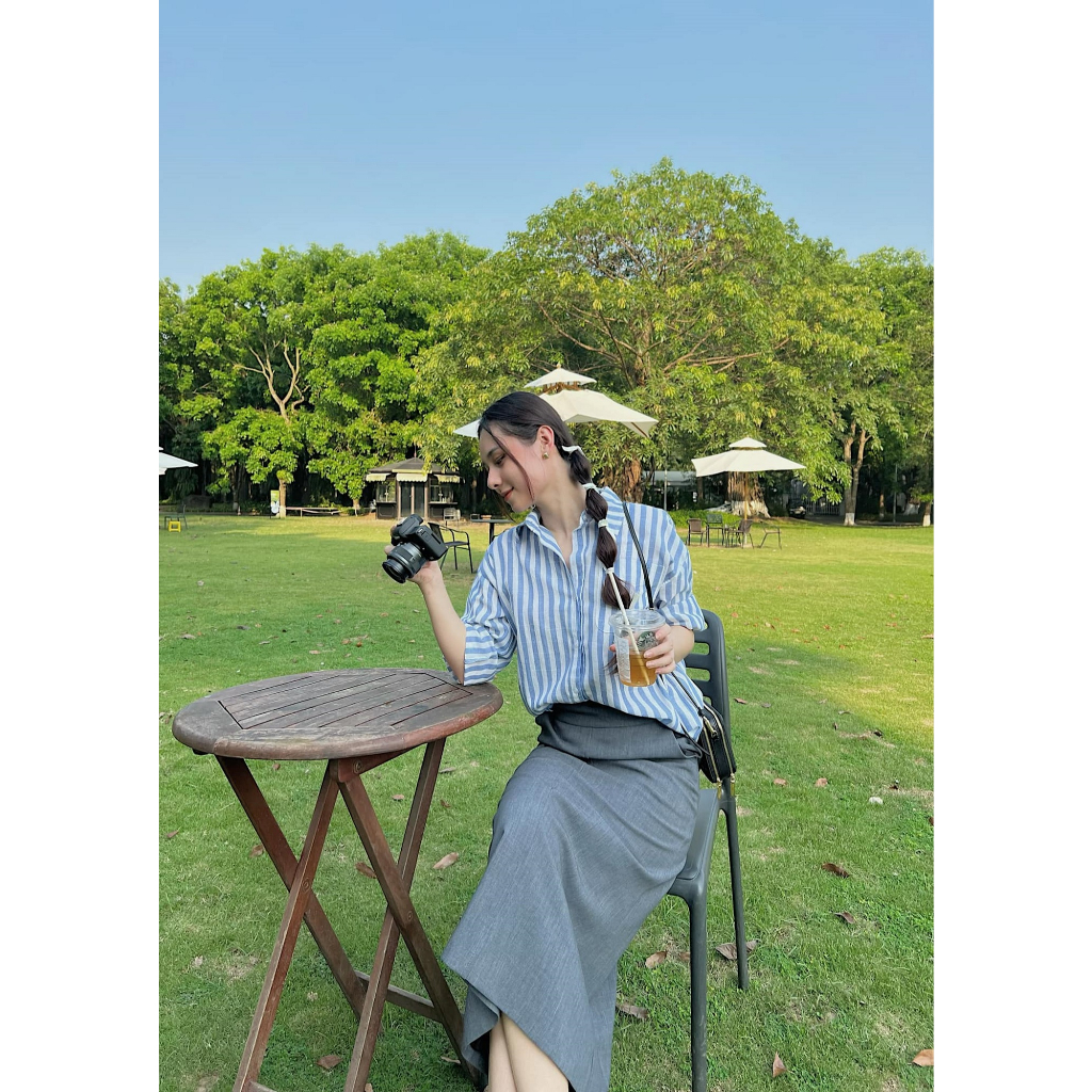 Chân váy nữ dài Linda Midi Skirt - Meemdy