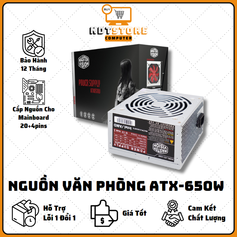 Nguồn Máy Tính Master Vision ATX-650W