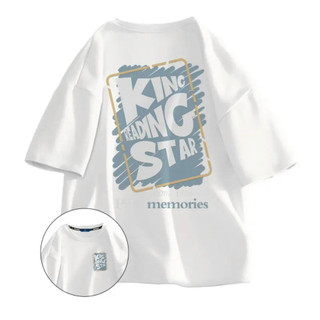 Áo thun nam nữ form rộng in 2 mặt King Star Memory thun cotton cực đẹp TT37