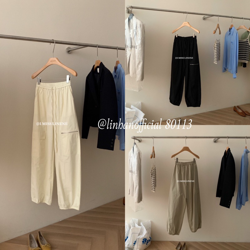 Quần túi hộp I MISS LINENE 80113 (Hàng có sẵn)🇰🇷