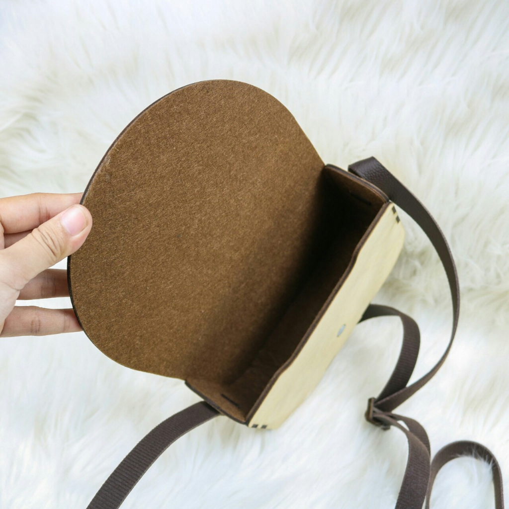 Túi xách gỗ handmade phong cách Boho Vintage độc đáo