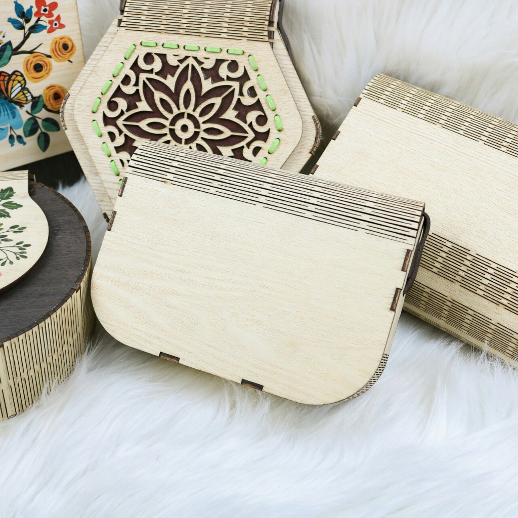 Túi xách gỗ handmade phong cách Boho Vintage độc đáo