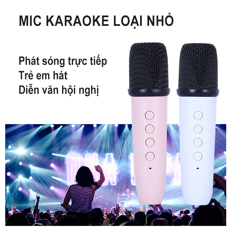 W-10 micro mini trực tiếp cho trẻ em hát bộ micro karaoke