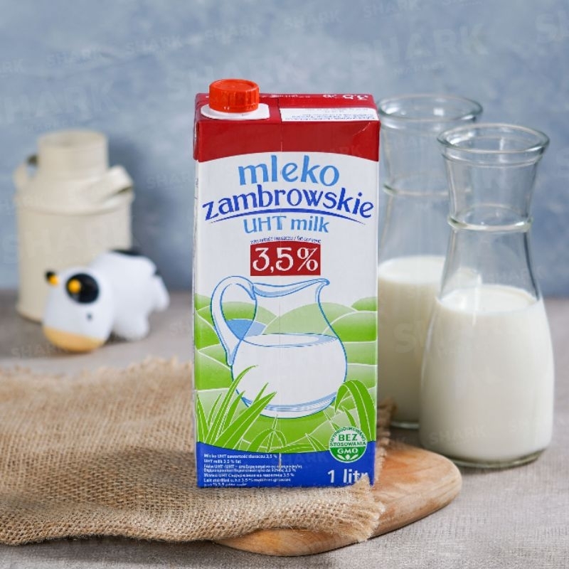 Sữa tươi tiệt trùng nguyên kem Mleko Zambrowskie 3,5% (thùng 12H x 1L)