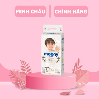 Tã Bỉm MOONY NATURAL Nội Địa Nhật dán/quần NB63/S58/M46/L38/L36/XL32