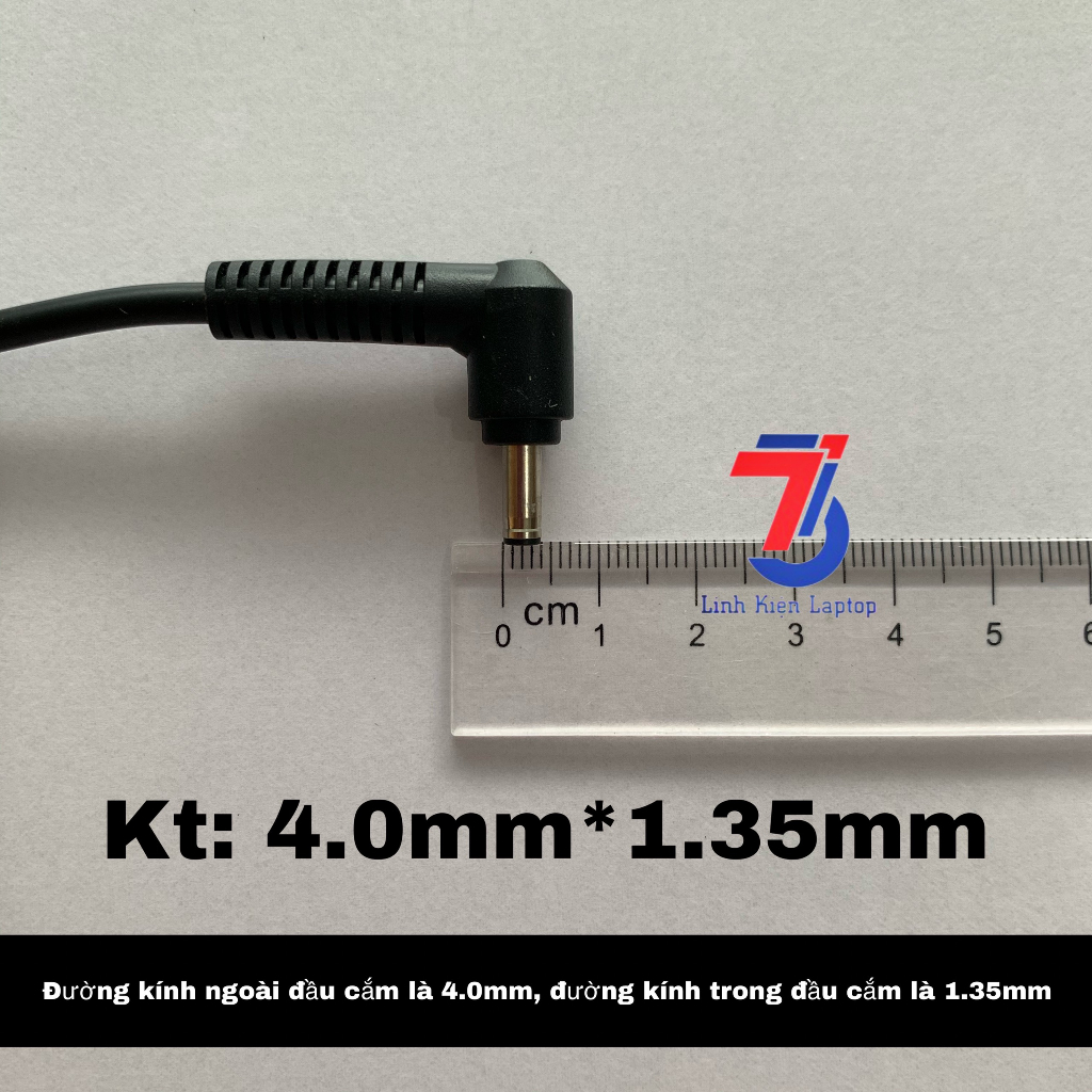 Sạc Máy Tính Laptop3T ASUS 19V3.42A 65W Chân cắm nhỏ 4.0mm*1.35mm Loại Tốt Chính Hãng bảo hành 12 tháng
