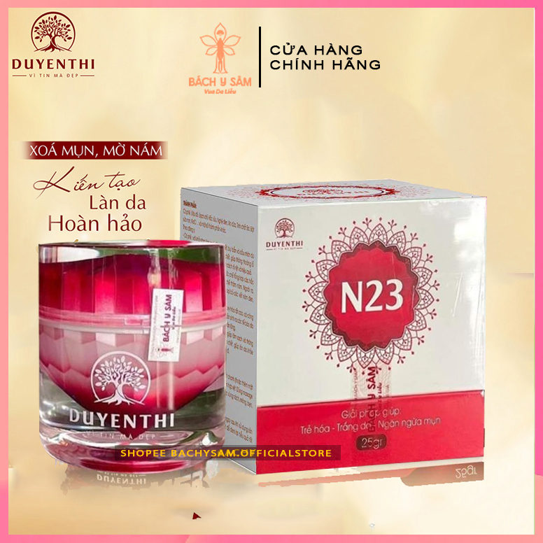 Kem Dưỡng N23 Duyên Thị - Dưỡng Ẩm Trắng Da Mờ Nám (Mẫu Mới 2023)